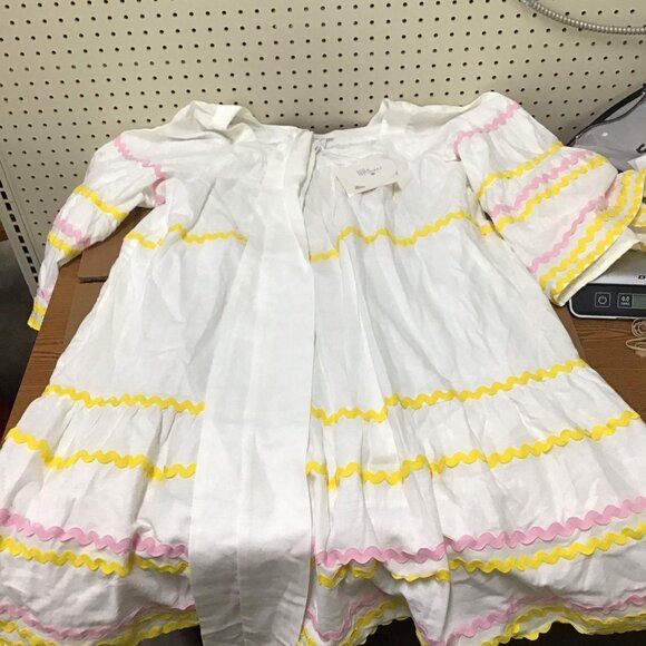 Lisa Marie Fernandez Large Ric Rac Flare Sleeve Dress - Picture 3 of 8